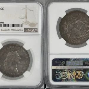 1795 Flowing Hair 50c, O-125, NGC XF 45