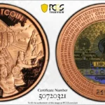 2014 .1btc Cryptolator Bitcoin 1HPJznjb PCGS MS69