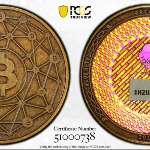 2014 Token Ravenbit Node bronze 1H2U8gyM PCGS MS69 Funded
