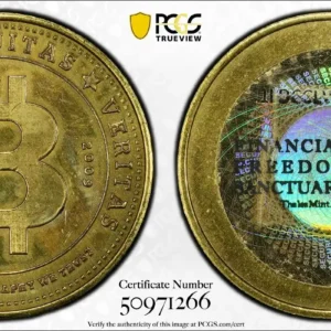 (2018)_token_thales-delos,_aluminum_bronze-50971266, 1LDCCLWB, PCGS MS64