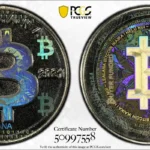 2021 Lealana 0.01 BTC, Raindow Strike, Ci-Ni, Buyer Funded PCGS MS66