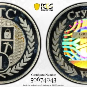 Crypto Vest, No Date, 1LTC, Special First Edition-ZINODAUR-50674043, PCGS PR67DCAM