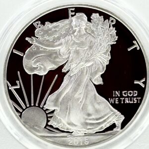 2016-W (2019) Silver Eagle Lettered Edge, WP Mint Hoard, Reagan Signed PR70DCAM