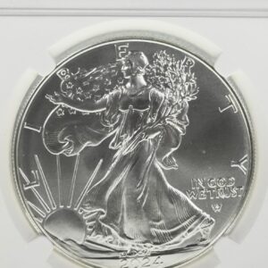 2024 SILVER EAGLE FIRST RELEASES NGC MS70