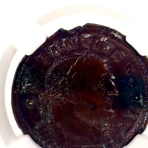 Roman Empire, Constantius I BI Nummus NGC Ch VF