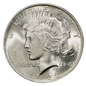1922-P Peace Dollar — PCGS MS64
